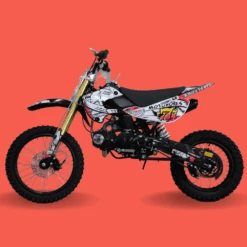Motoworks 150cc Petrol Powered 4-Stroke Big Foot Kids Dirt Bike - Red