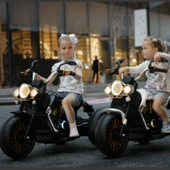 New Aim 12v Three Wheels Kids Electric Ride-On Motorbike - White 8 New Aim 12v Three Wheels Kids Electric Ride-On Motorbike - White -Kids Car Sales new aim 12v three wheels kids electric ride on motorbike 2