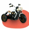 New Aim 12v Three Wheels Kids Electric Ride-On Motorbike - White
