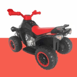 New Aim 6v Kids Electric Quad Bike - Black -Kids Car Sales new aim 6v kids electric quad bike black