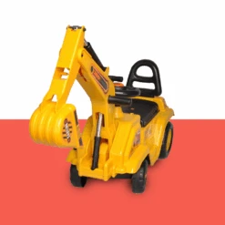 New Aim Kids Ride-On Excavator With Dual Operation Levers To Scoop - Yellow 9 New Aim Kids Ride-On Excavator With Dual Operation Levers To Scoop - Yellow -Kids Car Sales new aim kids ride on excavator with dual operation levers to scoop yellow 1