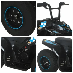 Go Skitz 250w 24v E-Quad Bike Kids Ride On Electric ATV -Kids Car Sales parts of blue go skitz 2 5 e quad bike