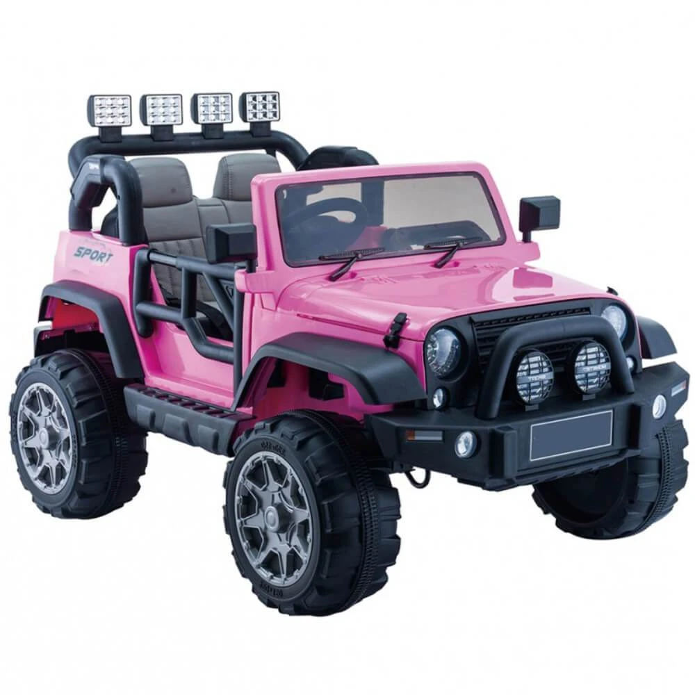 Go Skitz Jeep Style 12V Electric Kids Ride On - Pink 1 Go Skitz Jeep Style 12V Electric Kids Ride On - Pink