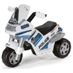 Peg Perego Raider Police 6v Kids Ride-On Motorbike