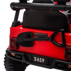 Kahuna S619 Gravity Kids Electric Ride On Car - Red -Kids Car Sales rear view kahuna s619 gravity kids electric ride on car red