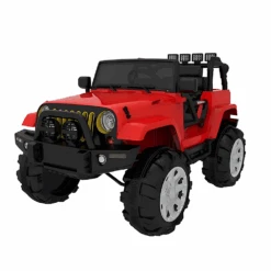 Go Skitz 12v Jeep Wrangler Inspired Ride-On Kids Car - Red