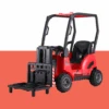 Rigo 12v Kids Electric Forklift Loader Ride On Car With Remote - Red