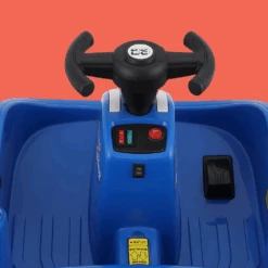 Rigo 6v 360-Degree Rotation Spin Kids Electric Bumper Kart With Remote - Blue -Kids Car Sales rigo 6v 360 degree rotation spin kids electric bumper kart with remote blue