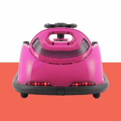 Rigo 6v 360-Degree Rotation Spin Kids Electric Bumper Kart With Remote - Pink -Kids Car Sales rigo 6v 360 degree rotation spin kids electric bumper kart with remote pink 2