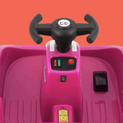 Rigo 6v 360-Degree Rotation Spin Kids Electric Bumper Kart With Remote - Pink -Kids Car Sales rigo 6v 360 degree rotation spin kids electric bumper kart with remote pink 5