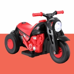 Rigo 6v Kids Electric Motorbike With Bubble Maker - Red