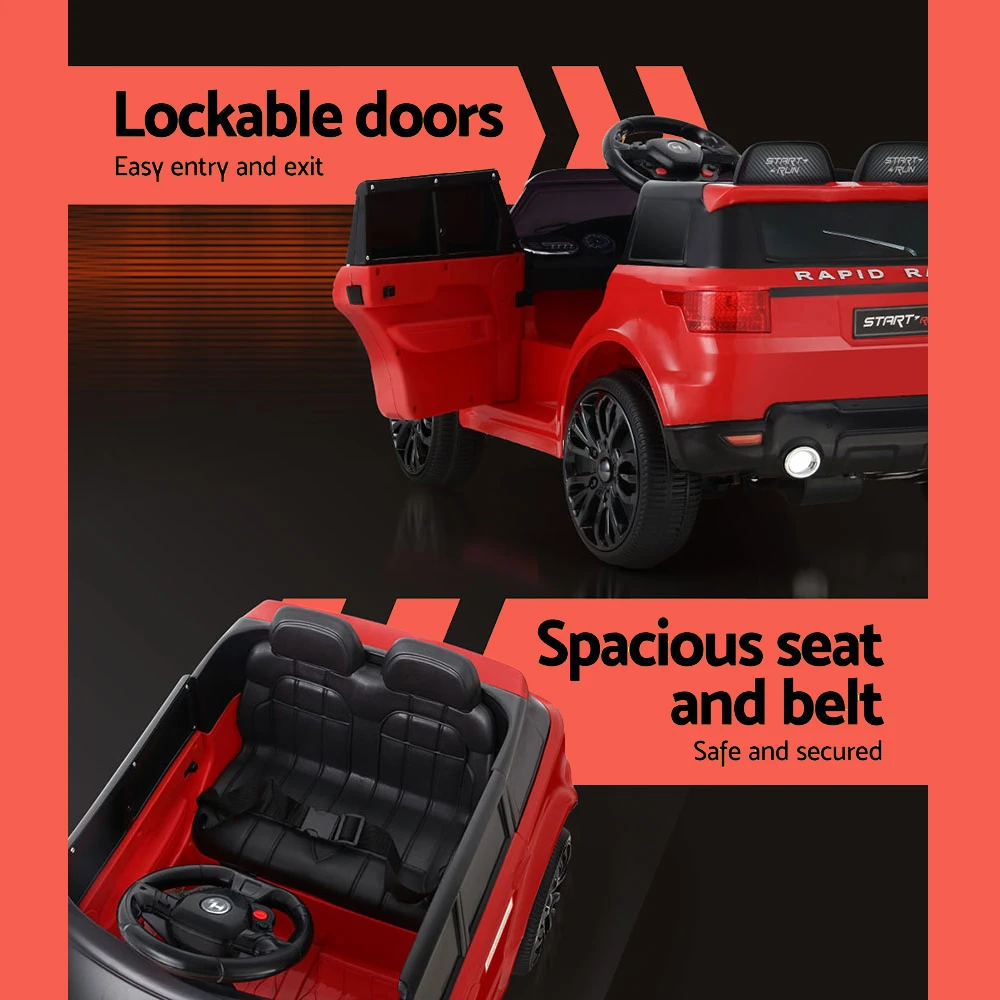 Kids Electric 12v Sports Ride-On Kids Car - Red 3 Kids Electric 12v Sports Ride-On Kids Car - Red - Image 3