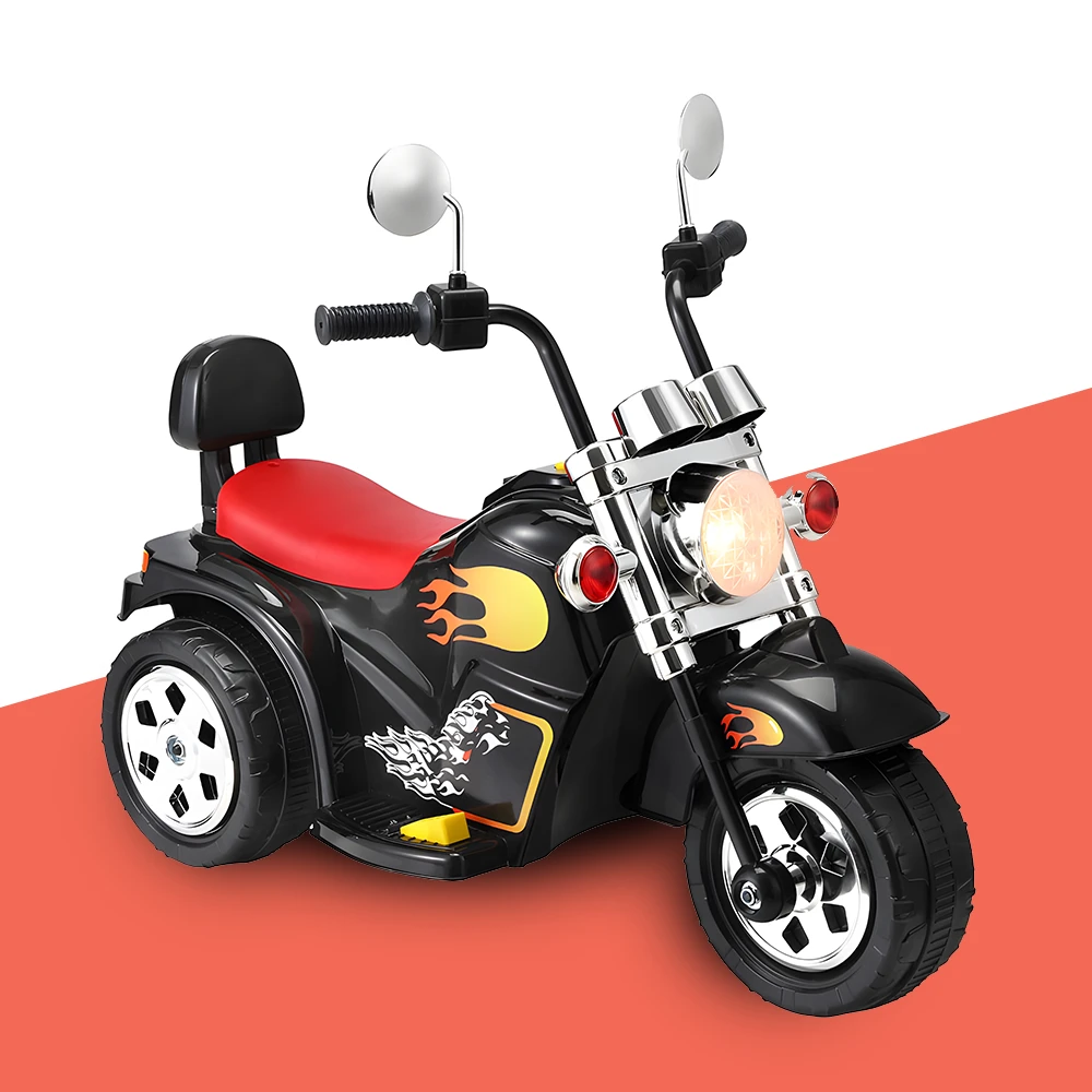 Rigo Harley Inspired 6v Kids Electric Ride On Motorbike - Black 1 Rigo Harley Inspired 6v Kids Electric Ride On Motorbike - Black