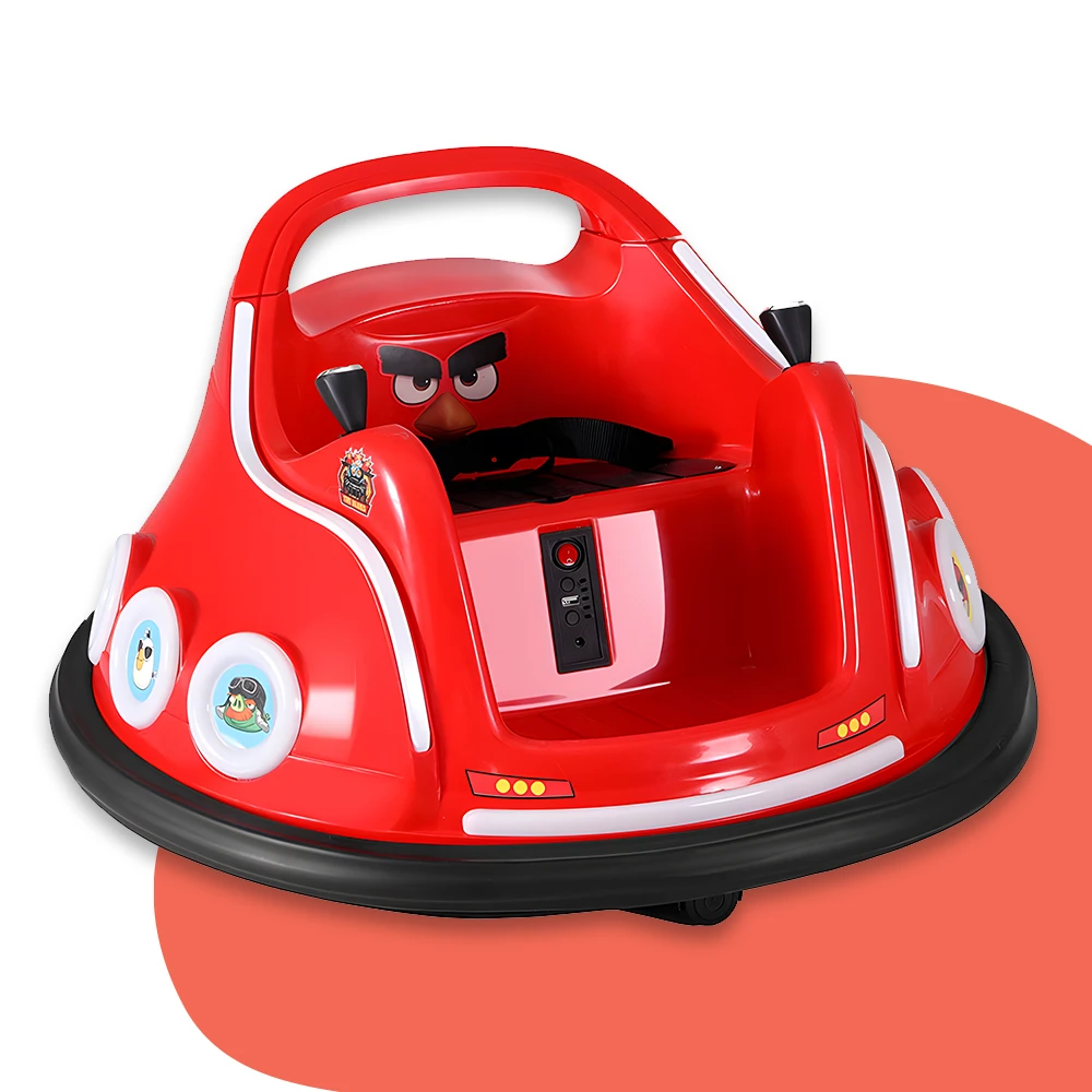 Rigo Kids Angry Bird Inspired Electric Bumper Ride On Car With Remote - Red 6 Rigo Kids Angry Bird Inspired Electric Bumper Ride On Car With Remote - Red - Image 6