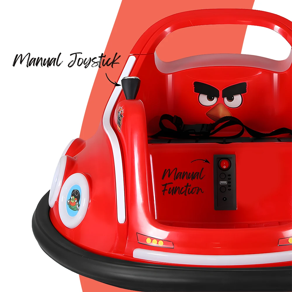Rigo Kids Angry Bird Inspired Electric Bumper Ride On Car With Remote - Red 3 Rigo Kids Angry Bird Inspired Electric Bumper Ride On Car With Remote - Red - Image 3