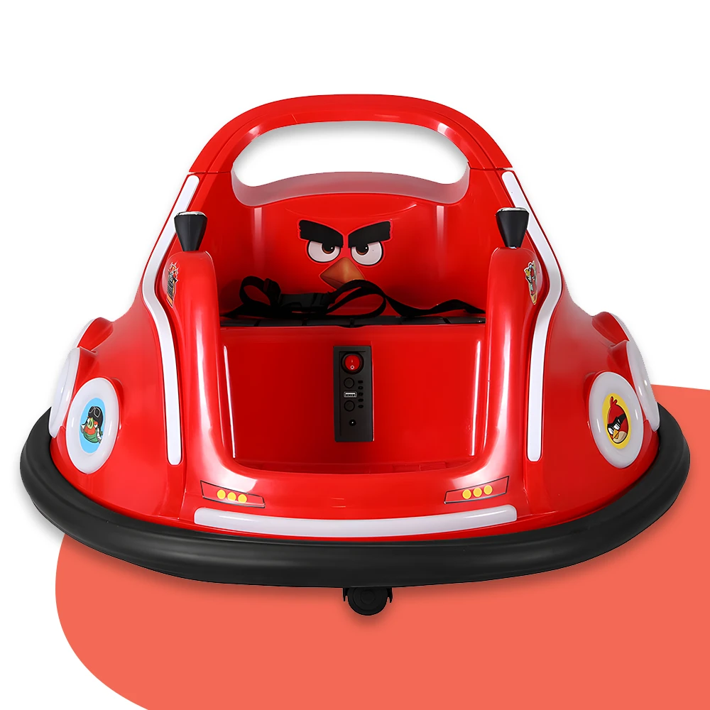 Rigo Kids Angry Bird Inspired Electric Bumper Ride On Car With Remote - Red 1 Rigo Kids Angry Bird Inspired Electric Bumper Ride On Car With Remote - Red