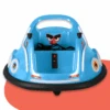 Rigo Kids Angry Bird Inspired Electric Bumper Ride On Car With Remote - Blue