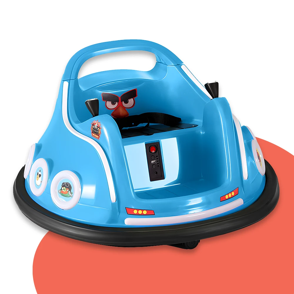 Rigo Kids Angry Bird Inspired Electric Bumper Ride On Car With Remote - Blue 6 Rigo Kids Angry Bird Inspired Electric Bumper Ride On Car With Remote - Blue - Image 6