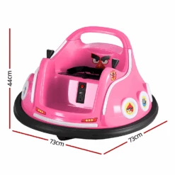 Rigo Kids Angry Bird Inspired Electric Bumper Ride On Car With Remote - Pink -Kids Car Sales rigo kids angry bird inspired electric bumper ride on car with remote pink 2