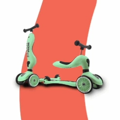 Scoot & Ride Highwaykick 1 Convertible Scooter & Balance Bike - Green -Kids Car Sales scoot ride highwaykick 1 convertible scooter balance bike green 3