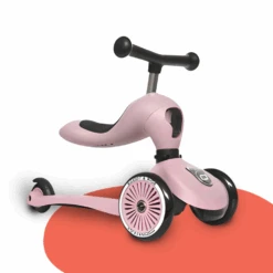 Scoot & Ride Highwaykick 1 Convertible Scooter & Balance Bike - Rose