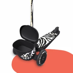 Scoot & Ride Highwaykick 2 Kids 3-Wheel Scooter With Storage - Zebra -Kids Car Sales scoot ride highwaykick 2 kids 3 wheel scooter with storage zebra 1
