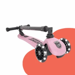 Scoot & Ride Highwaykick 3 Kids LED 3-Wheel Foldable Scooter - Rose 7 Scoot & Ride Highwaykick 3 Kids LED 3-Wheel Foldable Scooter - Rose -Kids Car Sales scoot ride highwaykick 3 kids led 3 wheel foldable scooter rose 1