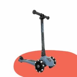 Scoot & Ride Highwaykick 3 Kids LED 3-Wheel Foldable Scooter - Steel