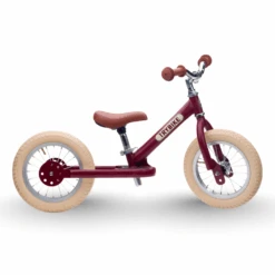 Trybike 2 In 1 Steel Kids Balance Bike & Trike - Vintage Red 25 Trybike 2 In 1 Steel Kids Balance Bike & Trike - Vintage Red -Kids Car Sales trybike matte red vintage 3 wheel revamp tb6175 4