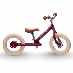Trybike 2 In 1 Steel Kids Balance Bike & Trike - Vintage Red 27 Trybike 2 In 1 Steel Kids Balance Bike & Trike - Vintage Red -Kids Car Sales trybike matte red vintage 3 wheel revamp tb6175 6