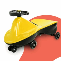 Howawa Italian Design Glide & Twist Kids Ride On Car - Yellow